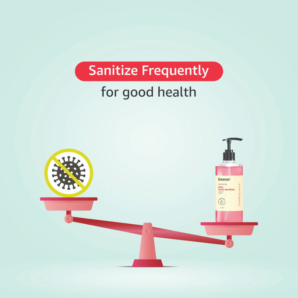 Hand Sanitizer Gel With 85% Alcohol & Aloe Vera, Kills 99.9% Germs, Gentle & Kids Safe