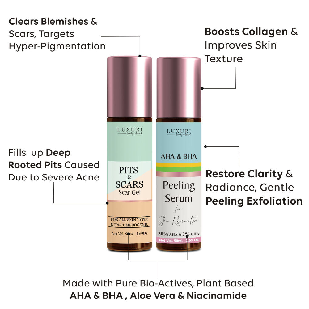 Advanced Scar Care Regime for Deep Scars Pits & Surgery Scars