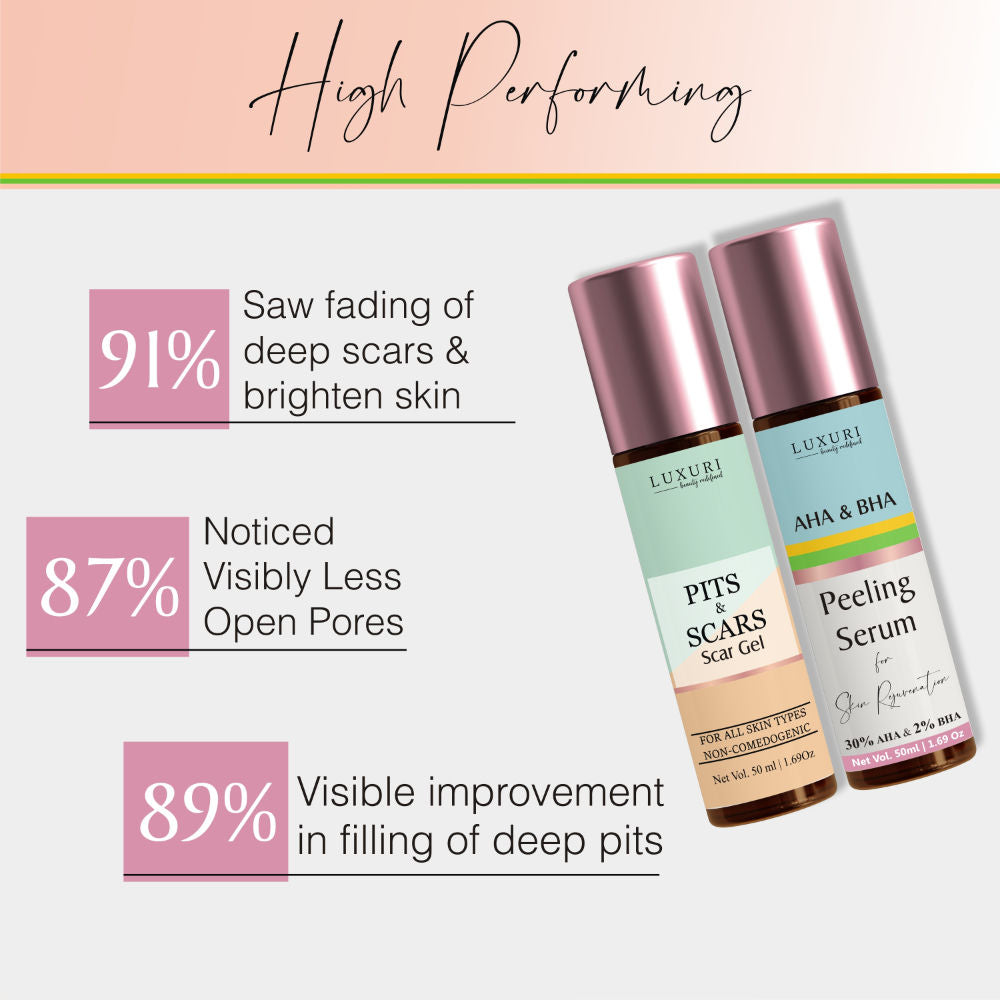 Advanced Scar Care Regime for Deep Scars Pits & Surgery Scars