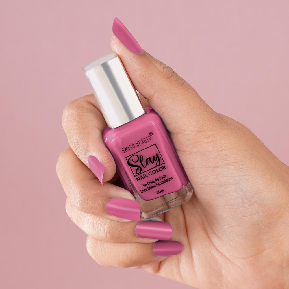 Slay Nail Color Ultra Shine Formulation - 13 Perfect Pink
