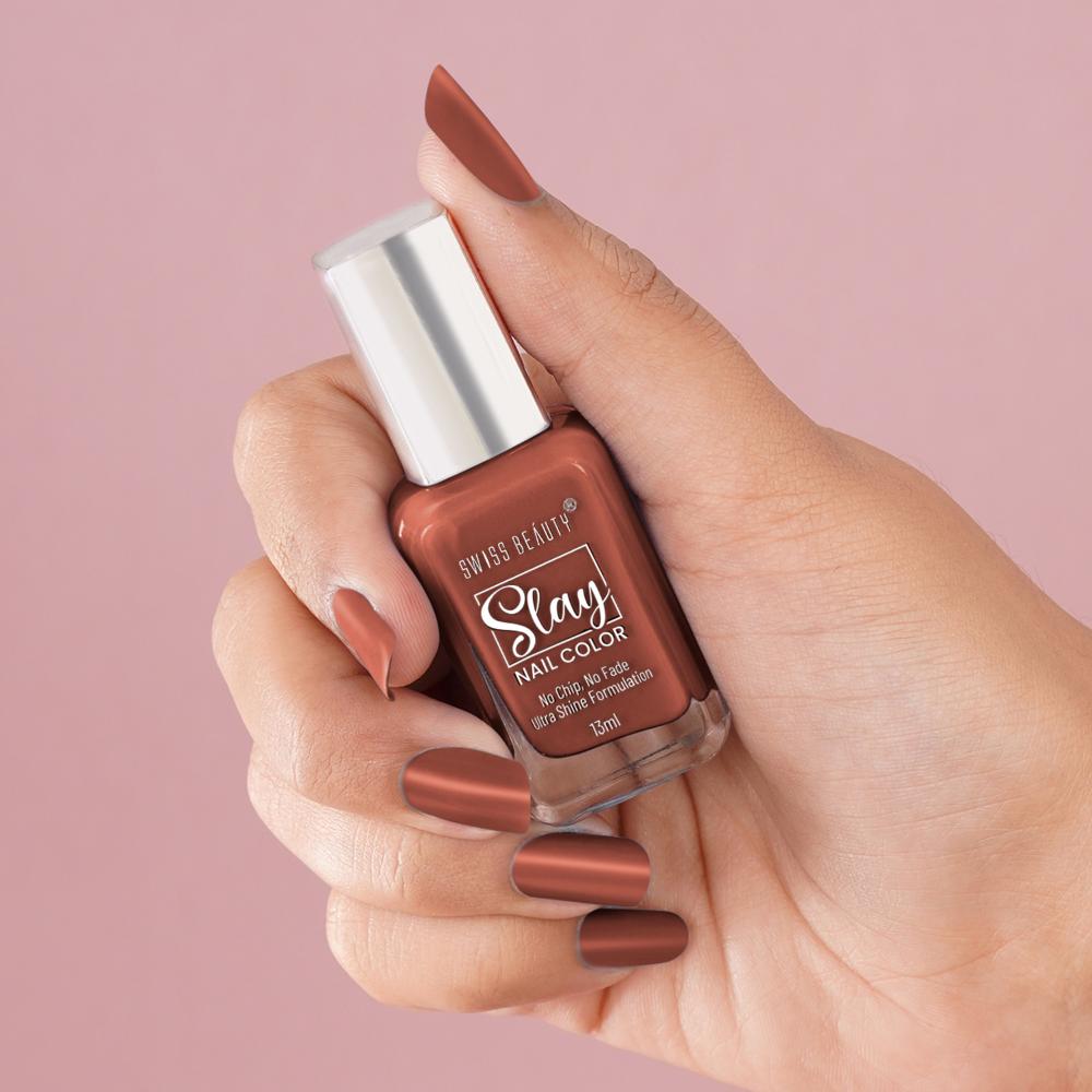 Slay Nail Color Ultra Shine Formulation - 33 Rose Wood