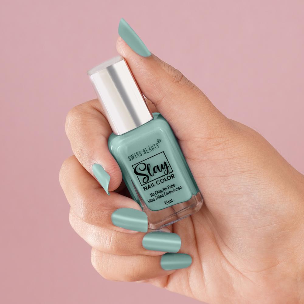 Slay Nail Color Ultra Shine Formulation - 43 Tropical Green