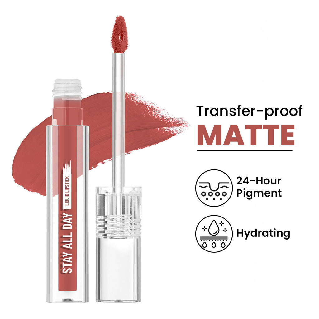 Stay All Day Liquid Lipstick 24 Hour Stay Transfer-Proof