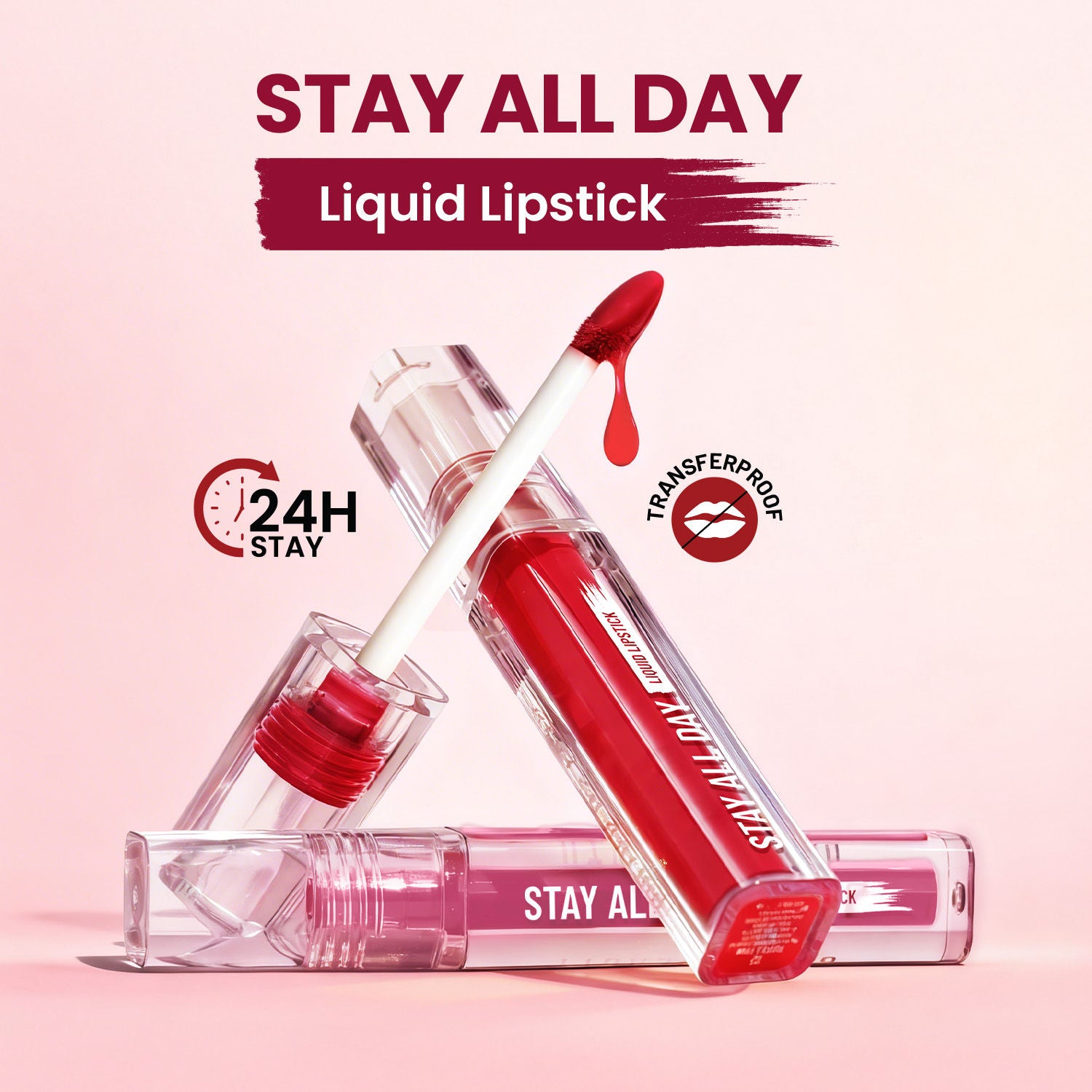 Stay All Day Liquid Lipstick 24 Hour Stay Transfer-Proof