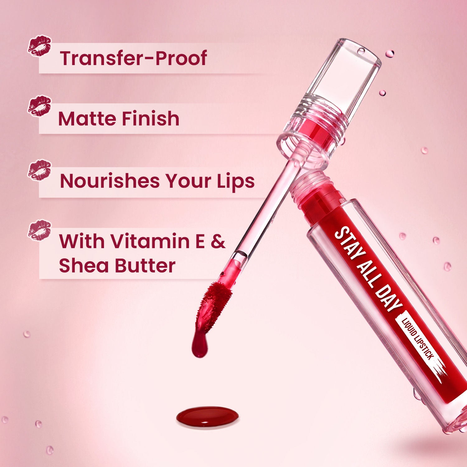 Stay All Day Liquid Lipstick 24 Hour Stay Transfer-Proof
