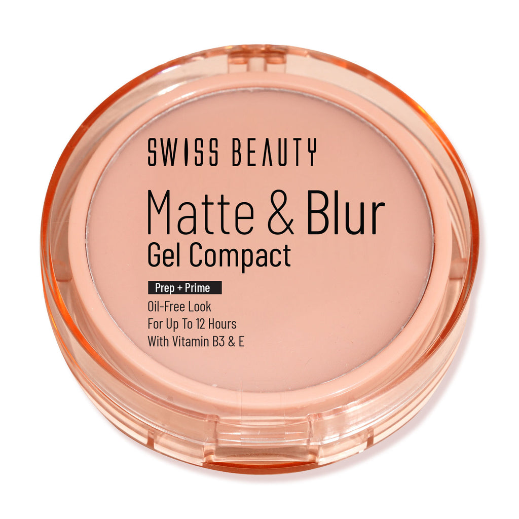 Matte & Blur Balm Gel Compact With Vitamin E Prep+ Primer 12-Hour Stay |Oil Free