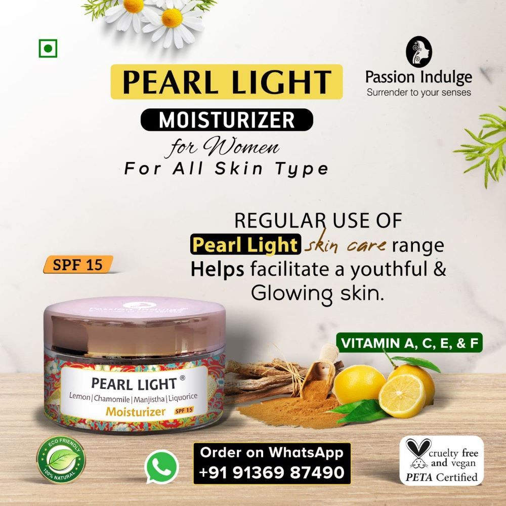 Pearl Light Moisturizer for CLEAR COMPLEXION & Skin Lightening