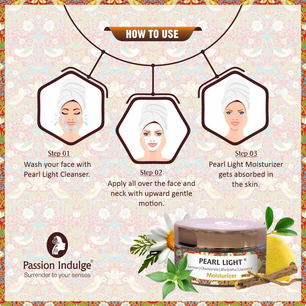 Pearl Light Moisturizer for CLEAR COMPLEXION & Skin Lightening