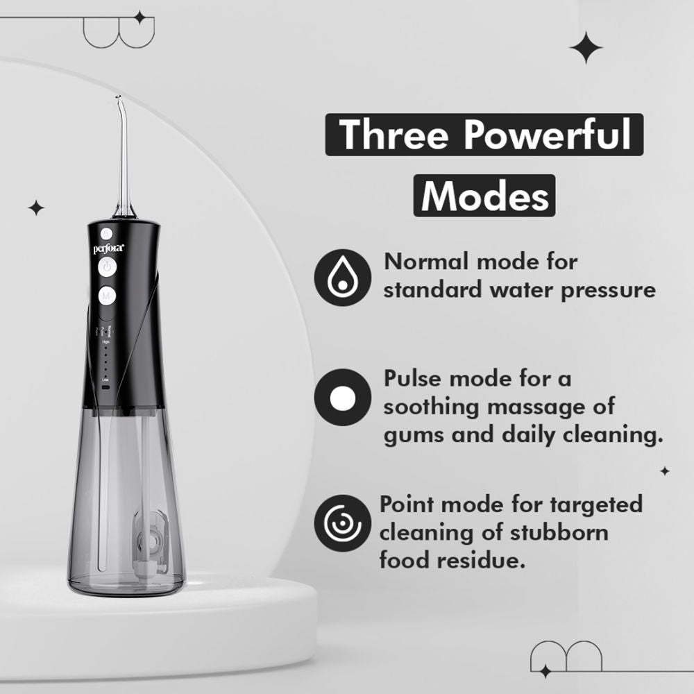 Power Dental Flosser - Granite Black