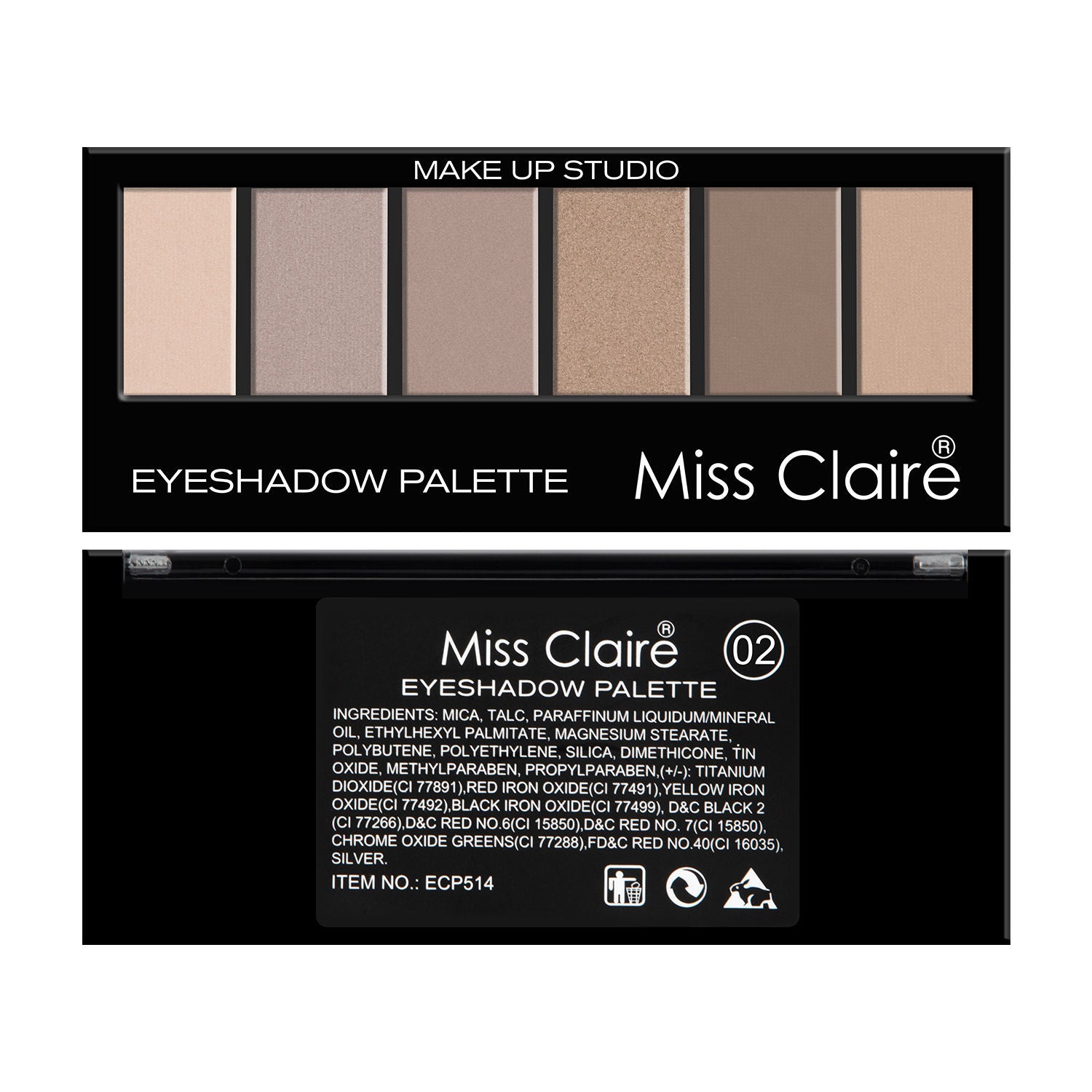 Makeup Studio Eyeshadow Palette - 2 Naked
