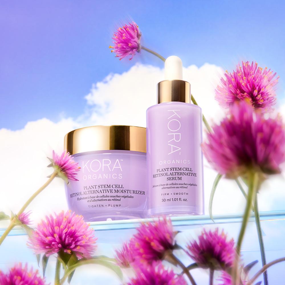 Plant Stem Cell Retinol Alternative Serum Firms Smooths Protect With Bakuchiol Rosehip