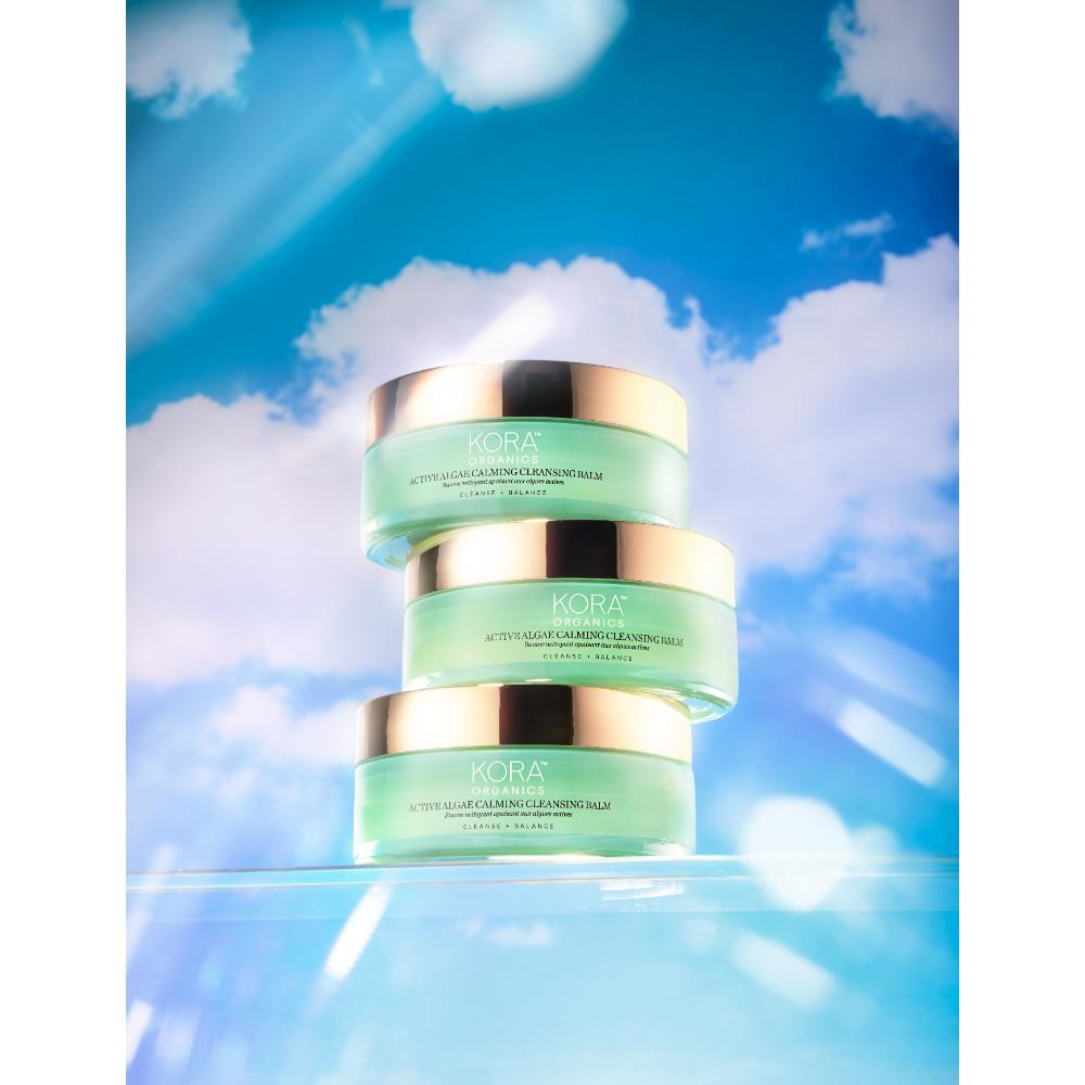 Active Algae Cleansing Balm - Removes Makeup Soothes Hydrates With Jojoba & Squalane