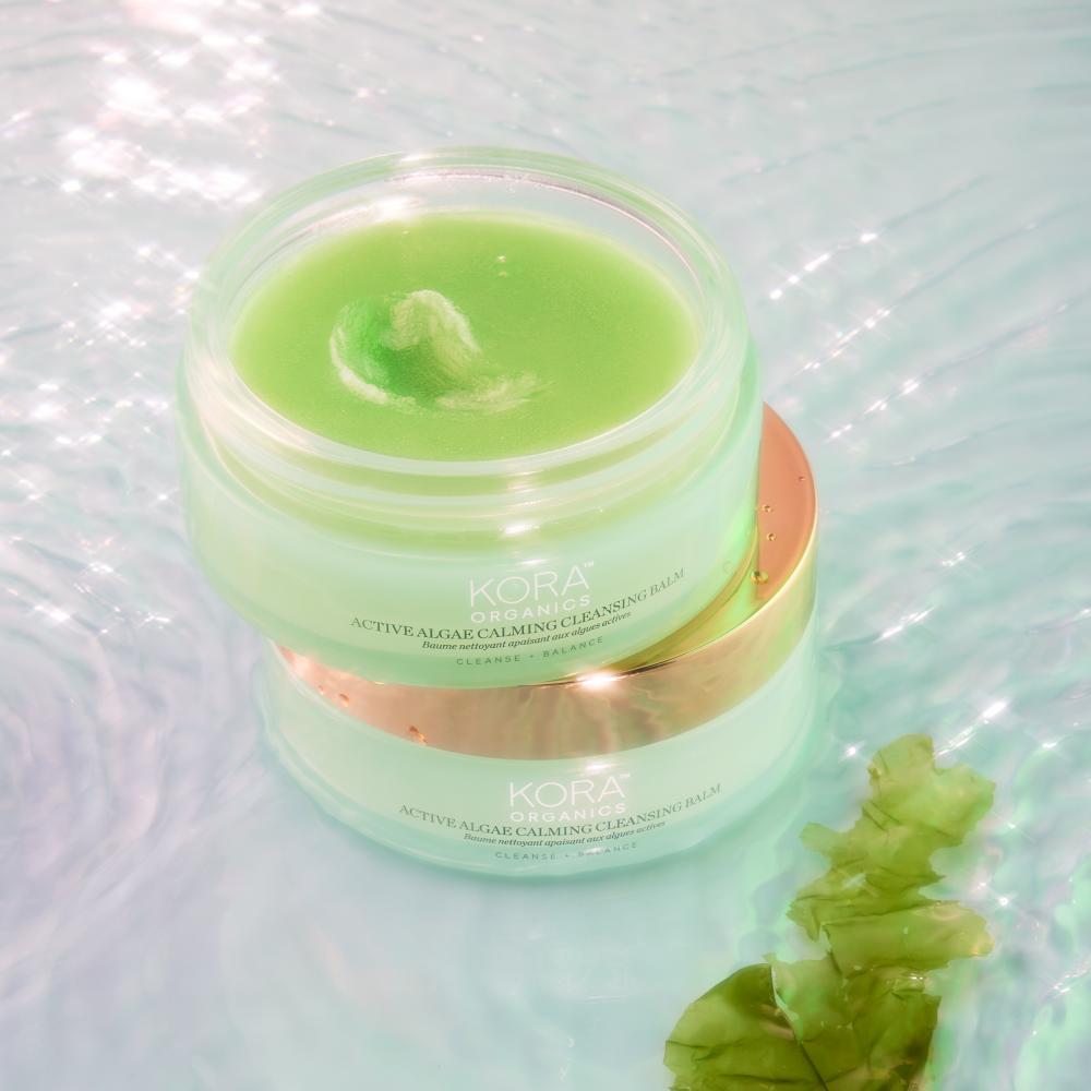 Active Algae Cleansing Balm - Removes Makeup Soothes Hydrates With Jojoba & Squalane