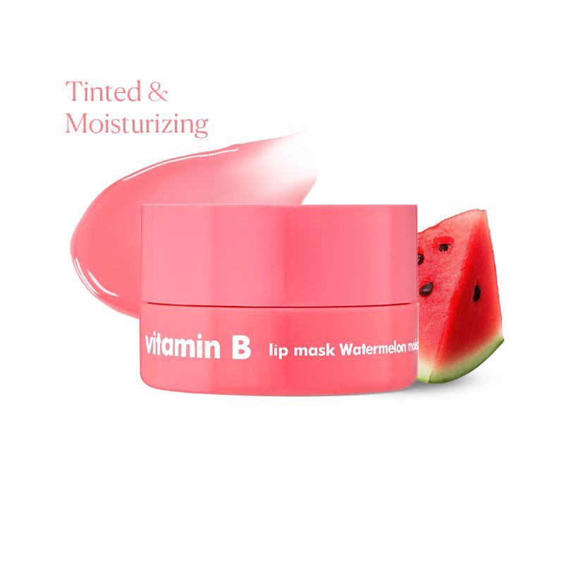 Vitamin Korean Lip Sleeping Mask for Dark, Dry, Pigmented Lips - Watermelon