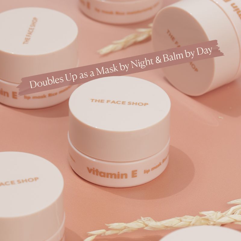 Vitamin Korean Lip Sleeping Mask for Dark, Dry, Pigmented Lips