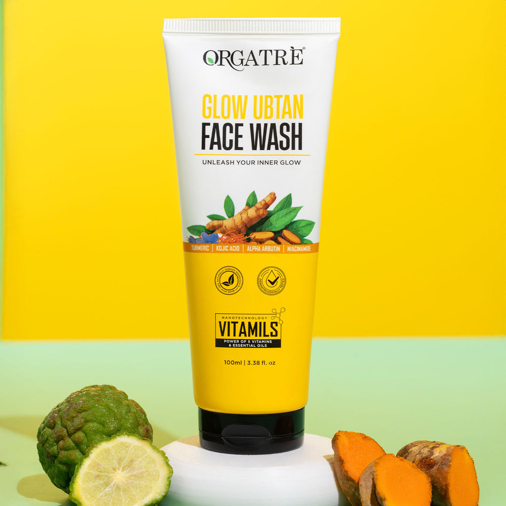 Glow Ubtan Face Wash With Turmeric, Kojic Acid & Niacinamide For Radiant Skin