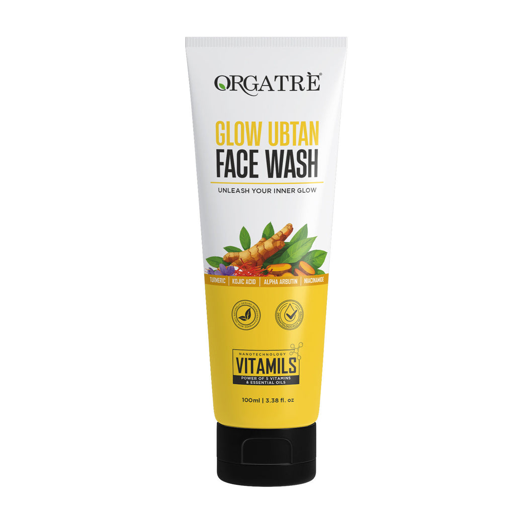 Glow Ubtan Face Wash With Turmeric, Kojic Acid & Niacinamide For Radiant Skin