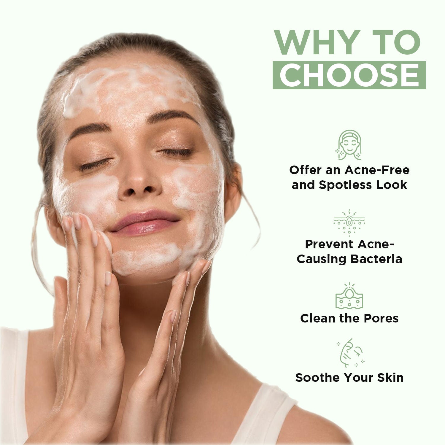 2% Salicylic Acid & Niacinamide Acne Clear Face Wash With Tea Tree For Acne-Prone Skin