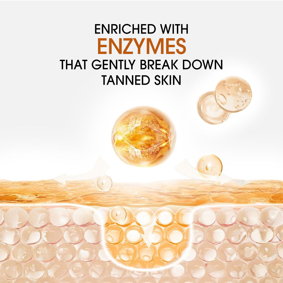 Men Enzyme De-Tan Pack For Face & Body