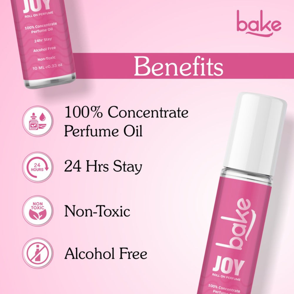 Joy 100% Concentrated Perfume Oil Roll On Fragrance For Men & Women - Peony