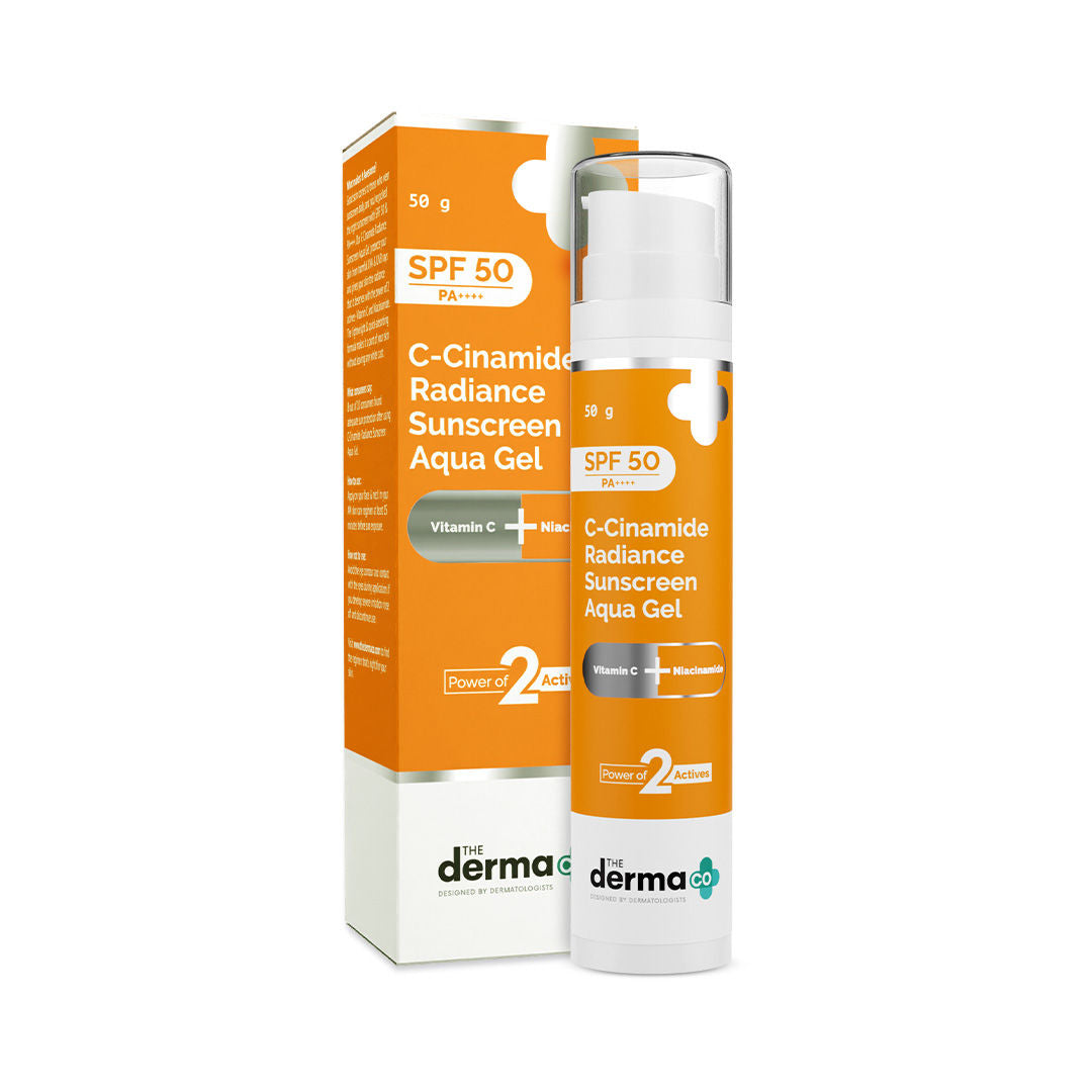 C-Cinamide Sunscreen SPF 50 Aqua Gel PA++++ With Vitamin C & Niacinamide - 50g