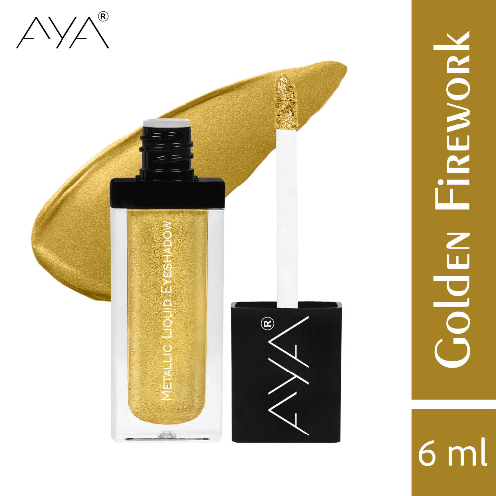 Metallic Liquid Eyeshadow - 01 Golden Fireworks