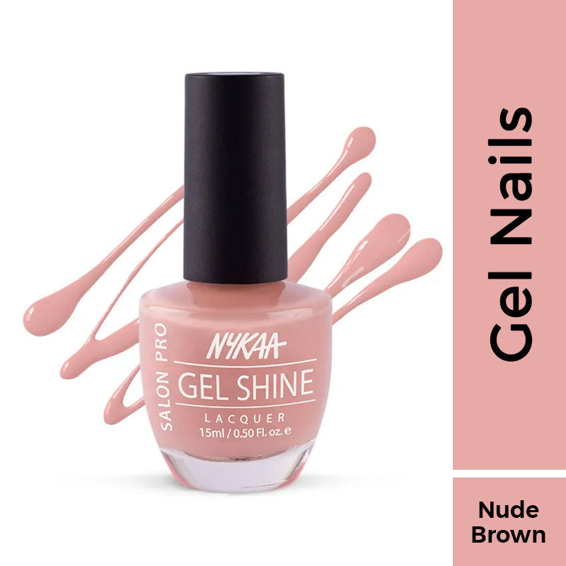 Nykaa Salon Pro Shine Gel Nail Polish - Florence Spritz 51 - Dubai Dune Bashing 217