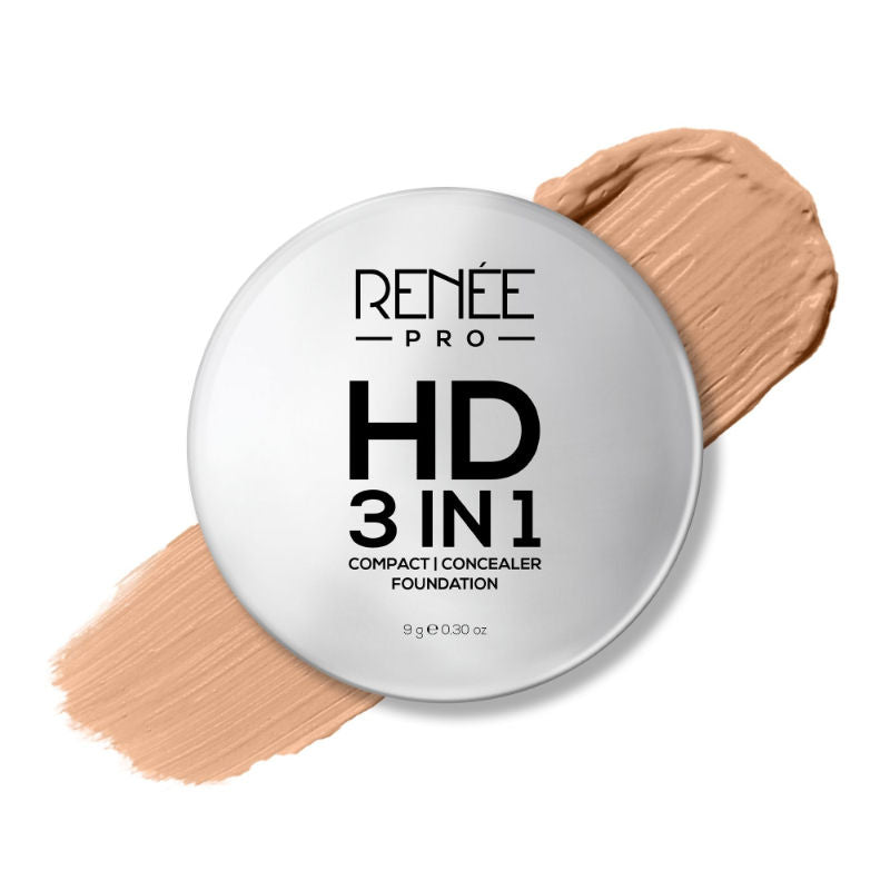 Pro HD 3-IN-1 Compact Works as Concealer, Foundation & Powder With SPF 20 - Terre