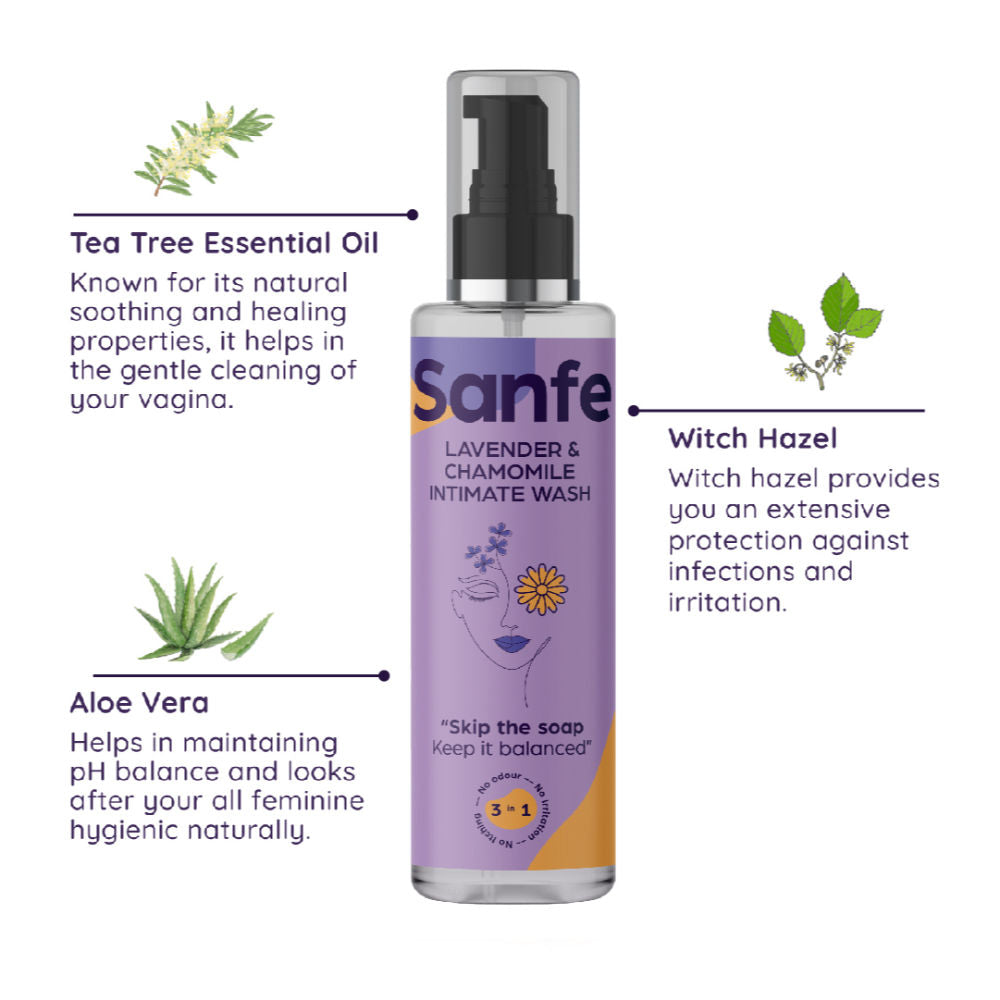 3 In 1 Intimate Wash with Lavender & Chamomile