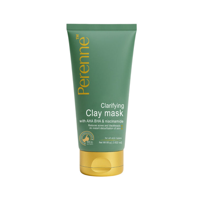 Clarifying Clay Mask (With AHA, BHA, Niacinamide)