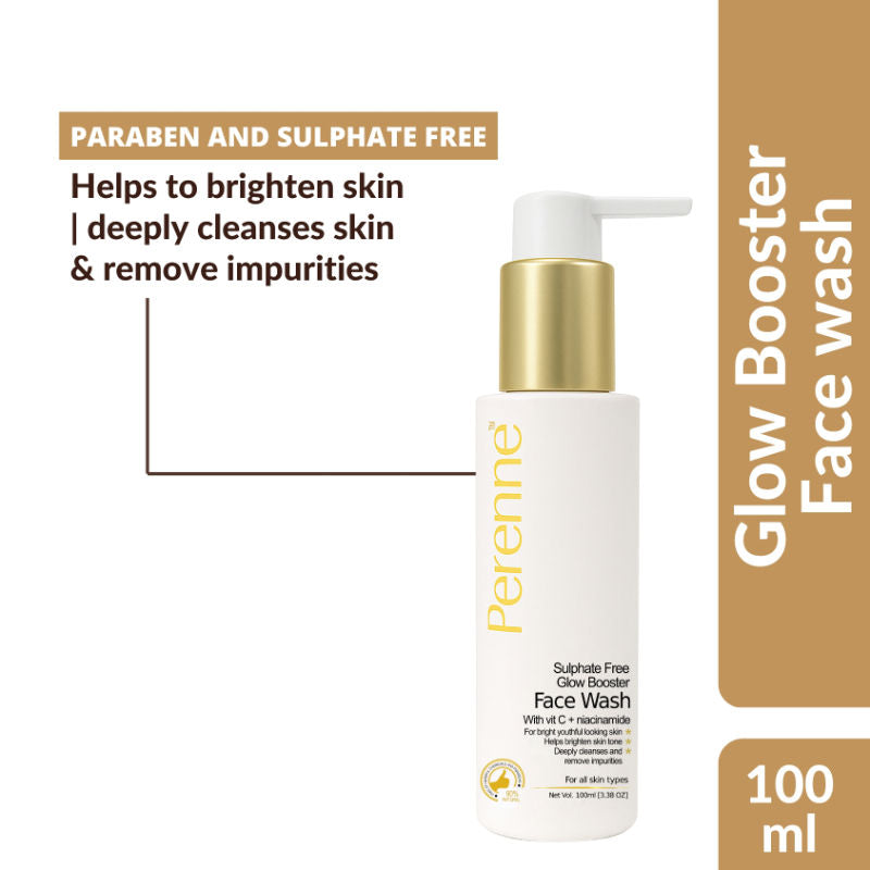 Sulphate Free Glow Booster Facewash With Vitamin C And Niacinamide