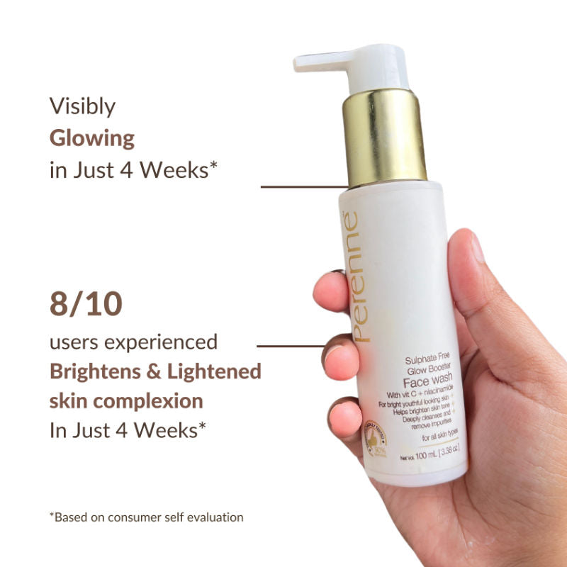 Sulphate Free Glow Booster Facewash With Vitamin C And Niacinamide