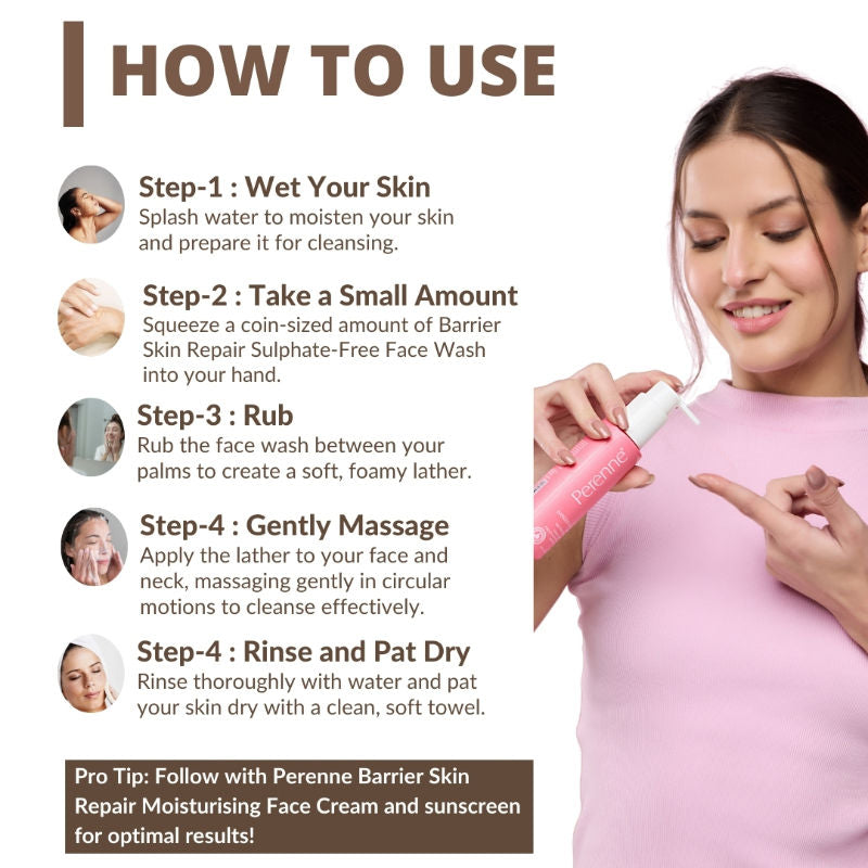 Sulphate Free Barrier Skin Repair Face Wash