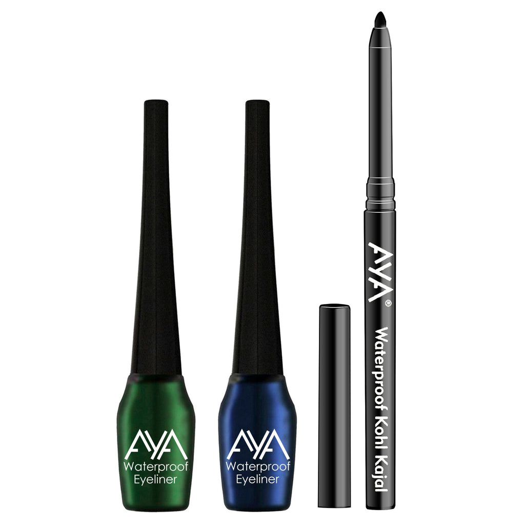 Waterproof Eyeliner + Jet Black Kohl Kajal