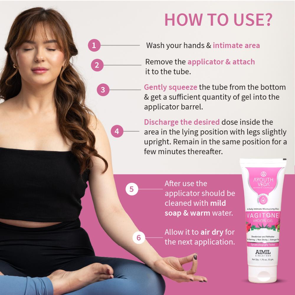Vagitone Vaginal Gel with Amla & Aloe Vera to Soothe, Tone & Prevent Odor & Dryness