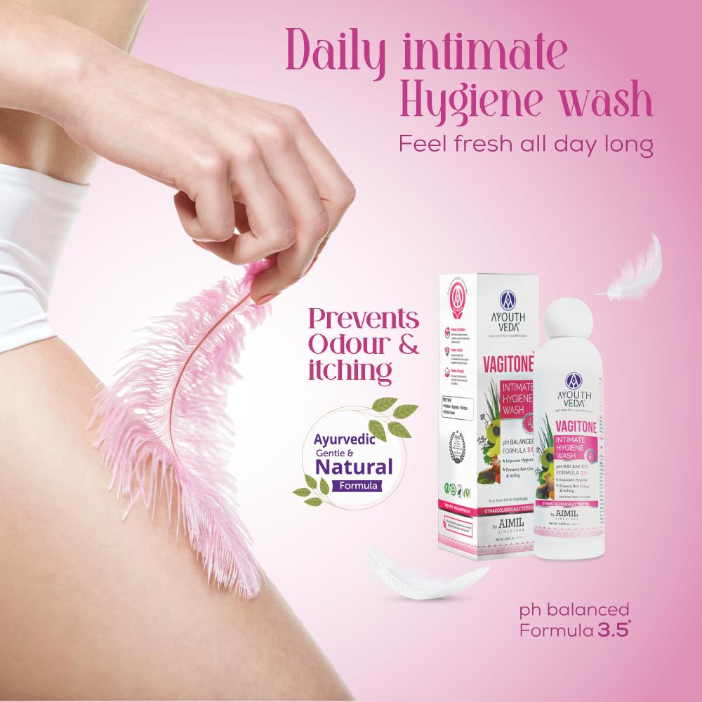 Vagitone Intimate Hygiene Wash with Butea to Prevent Itchiness & Maintain Healthy Flora