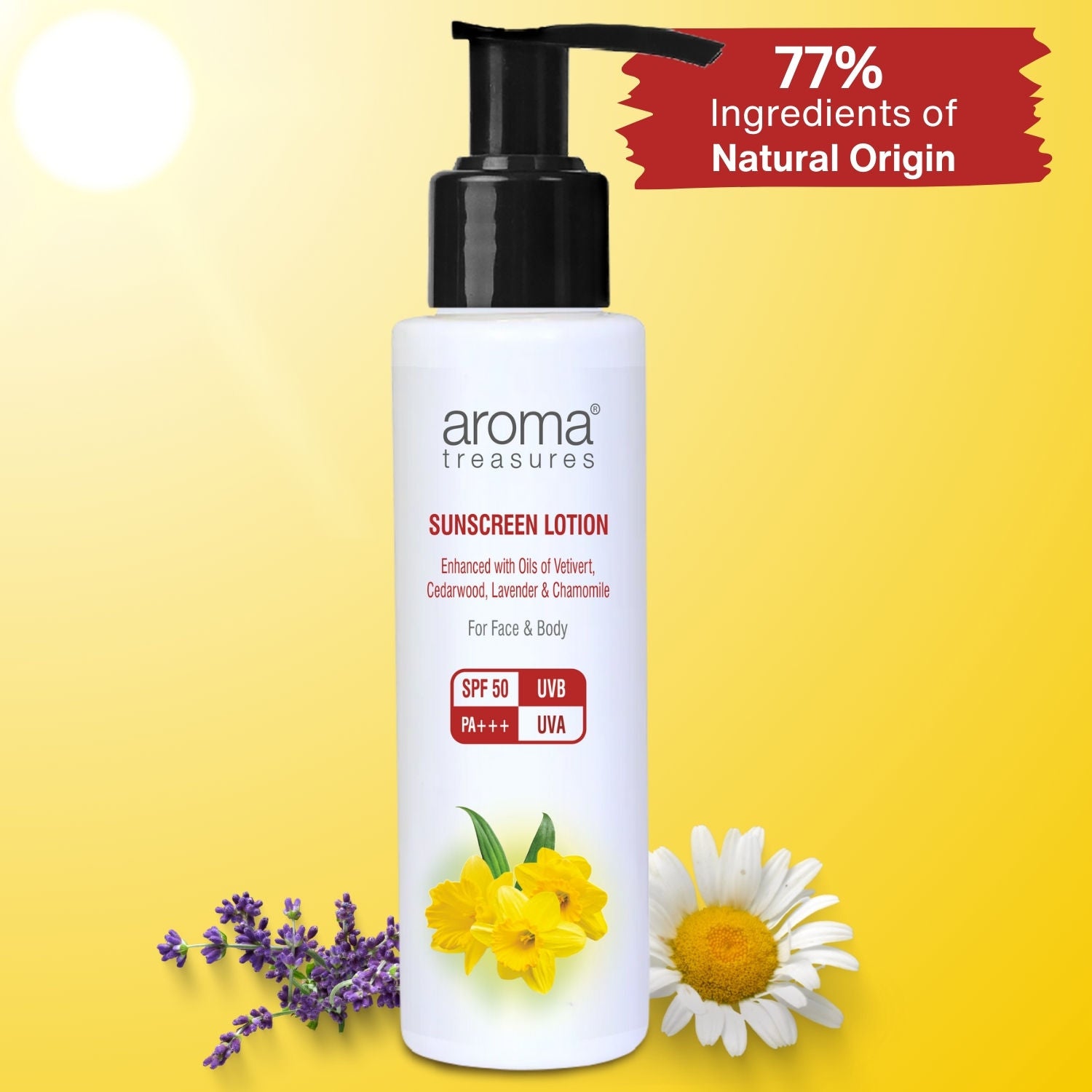 Sunscreen Lotion SPF 50 PA+++ UVB UVA
