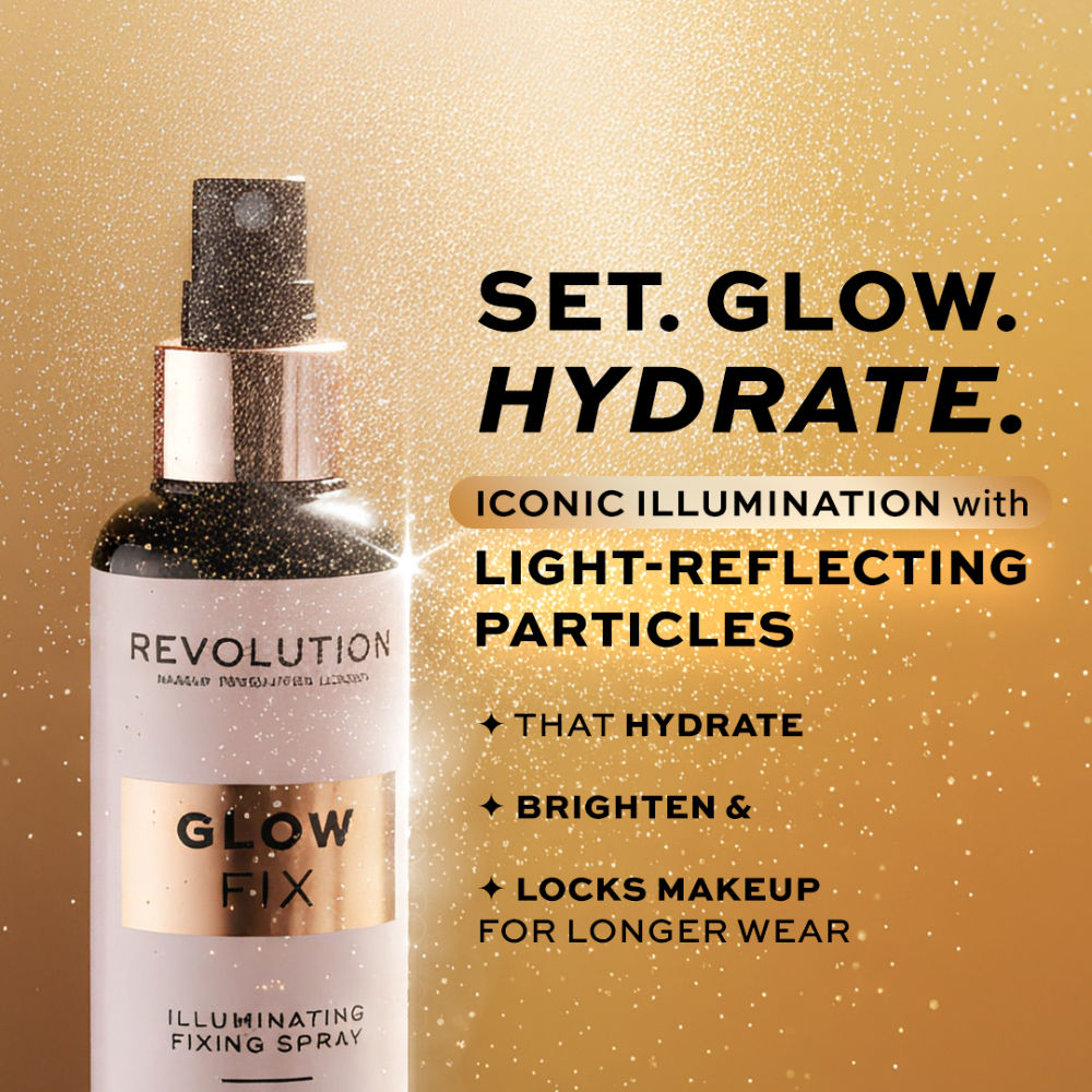 Glow fix Illuminating Fixing Spray