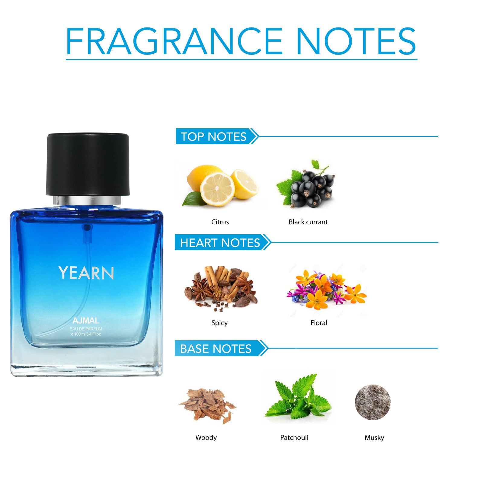 Yearn Eau De Parfum Aquatic for Men