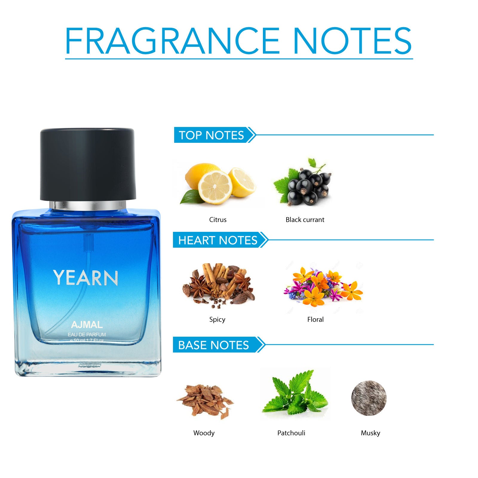 Ajmal Yearn EDP Perfume For Men