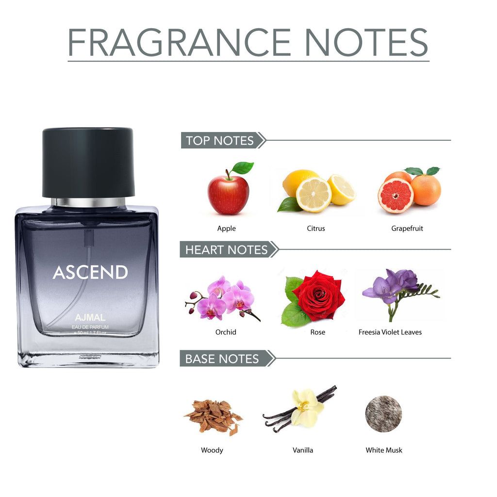 Ajmal Ascend EDP Perfume For Women And Men