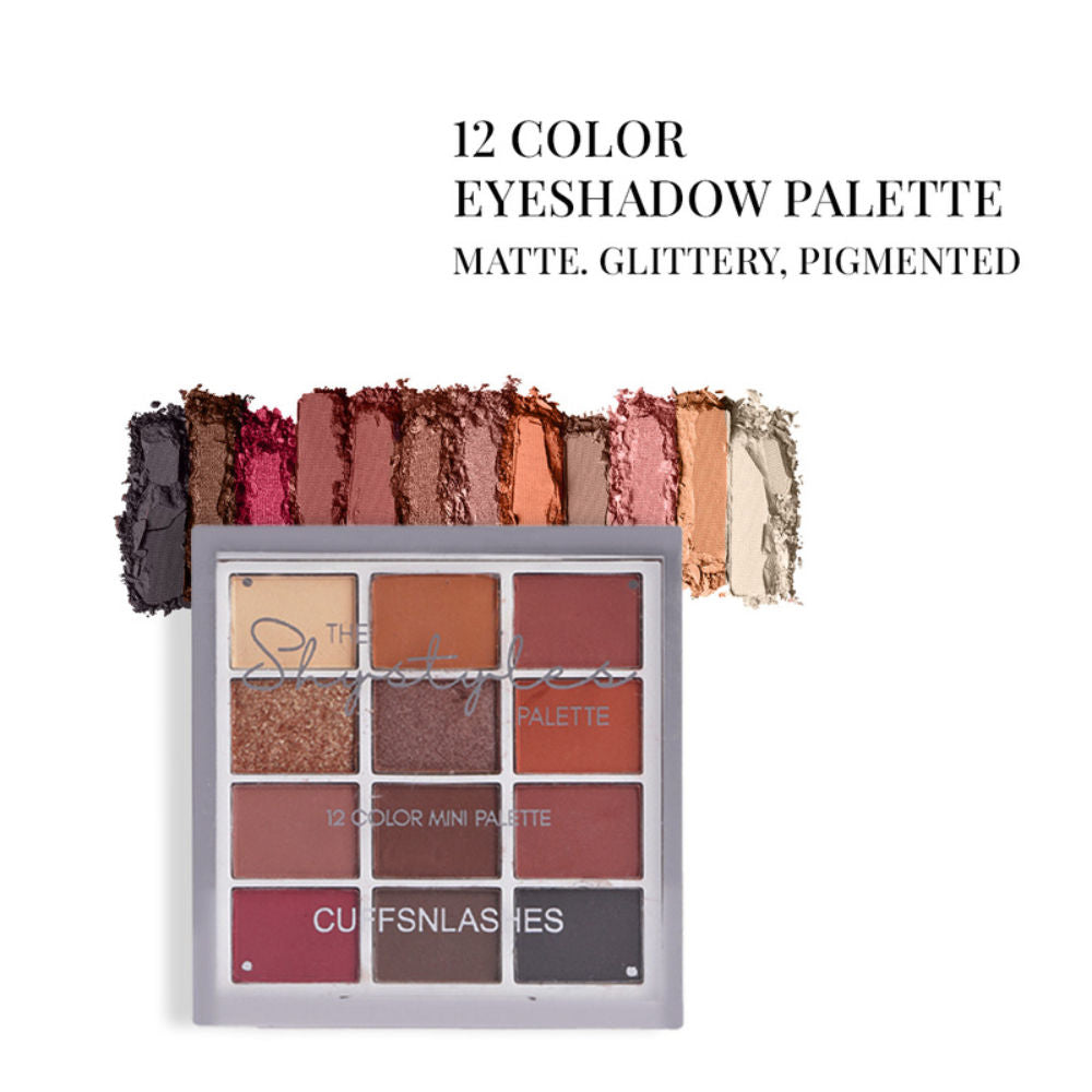 X The Shystyles Palette 12 Color Mini Palette - Nancy Nude