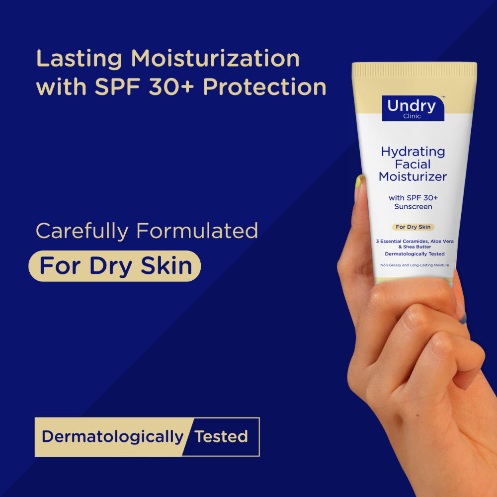 Facial Moisturizer With Sunscreen SPF 30+ For Dry Skin