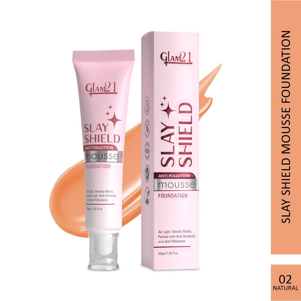 Slay Shield Mousse Foundation - Natural