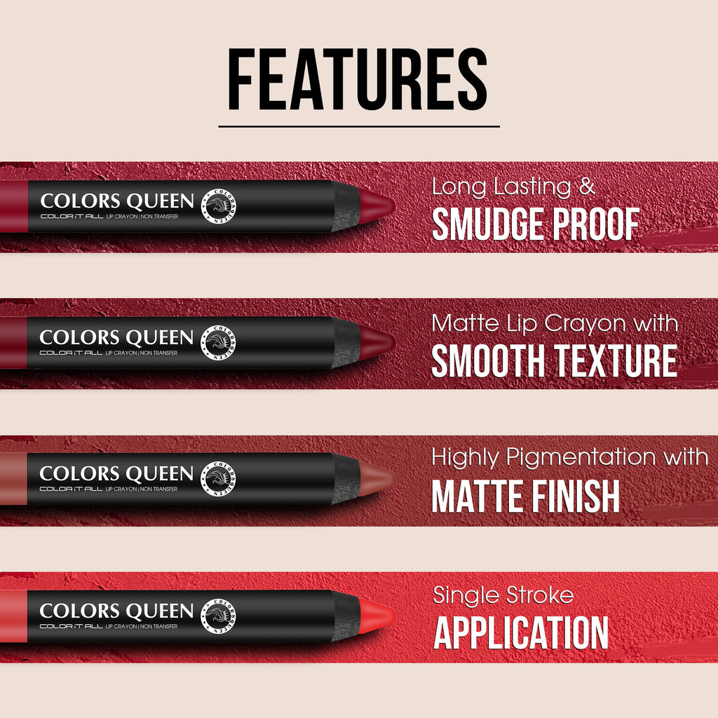 Color It All Non Transfer Matte Lip Crayon