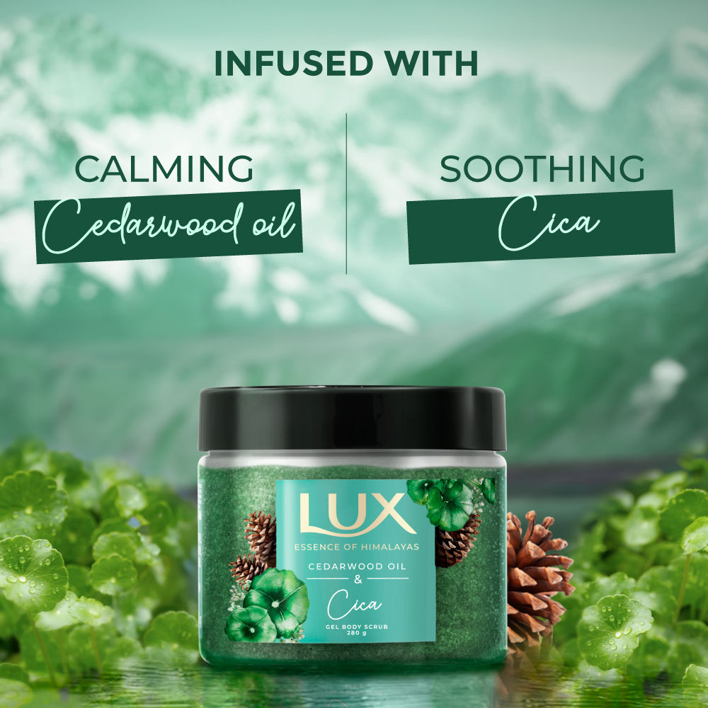 Essence Of Himalayas Cedarwood Oil & Cica Gel Body Scrub