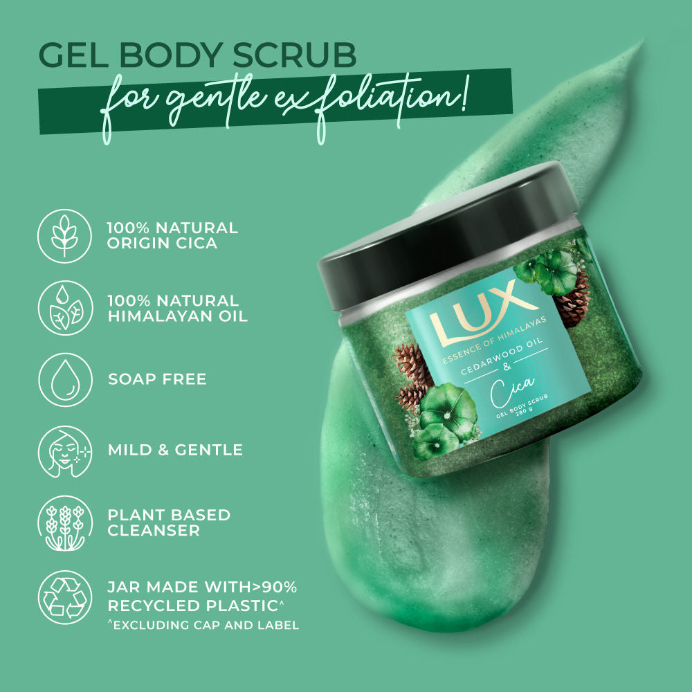 Essence Of Himalayas Cedarwood Oil & Cica Gel Body Scrub