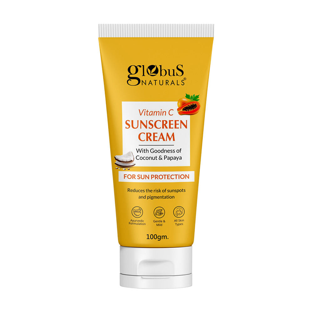 Vitamin C Sunscreen Cream With Goodness Of Coconut & Papaya For Sun Protection
