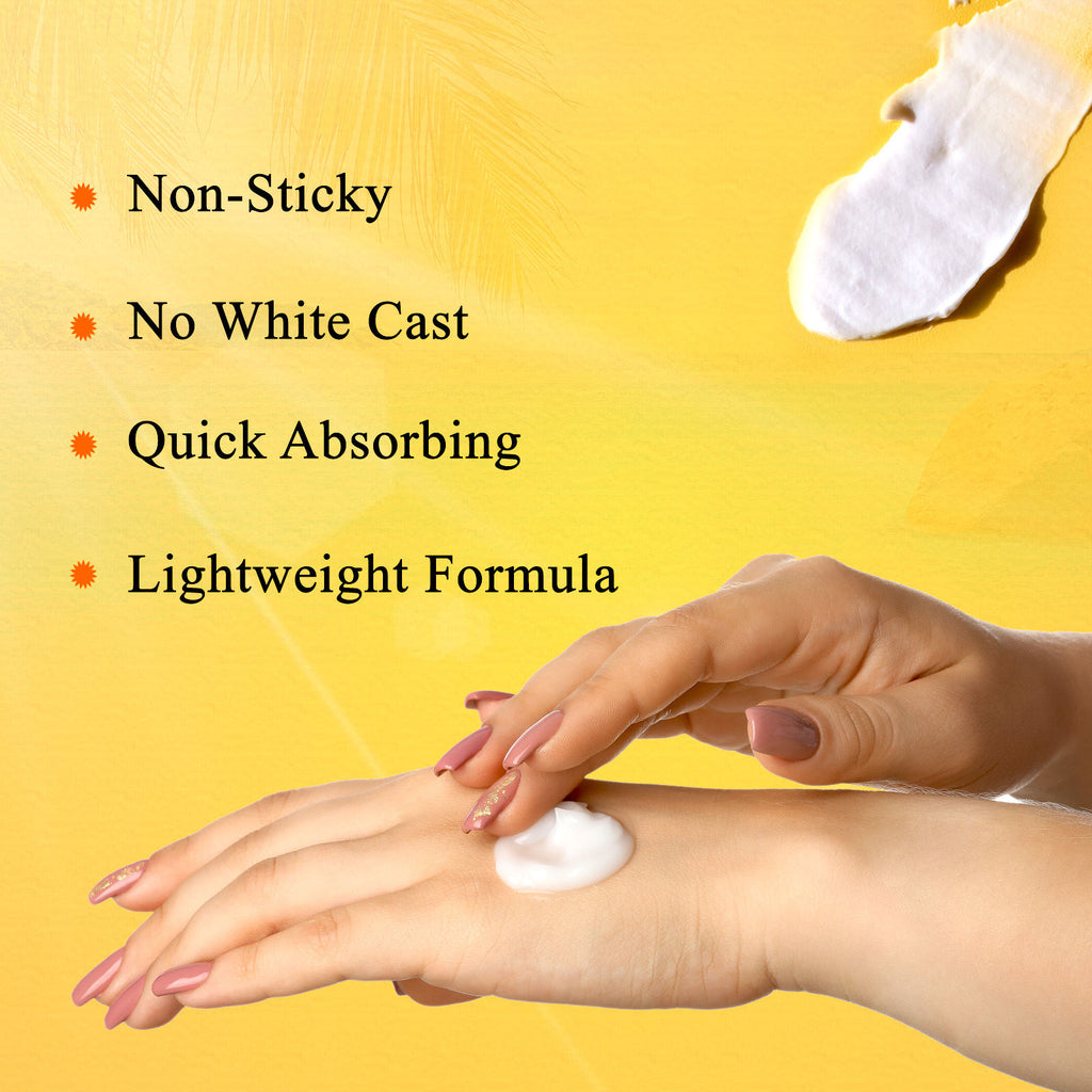 Vitamin C Sunscreen Cream With Goodness Of Coconut & Papaya For Sun Protection