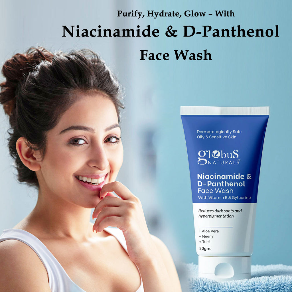 Niacinamide & D - Panthenol Face Wash With Vitamin E & Glycerine